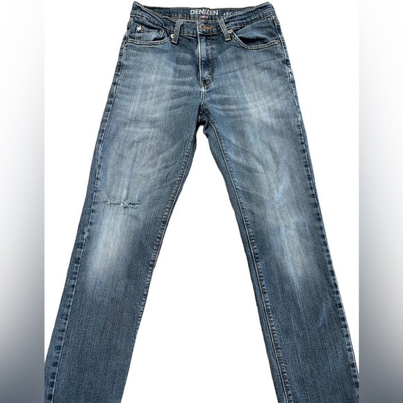 LEVI'S DENIZEN 231 Jeans Size 30X32 Athletic  Fit Blue Denim Distressed LV303 - Picture 1 of 6